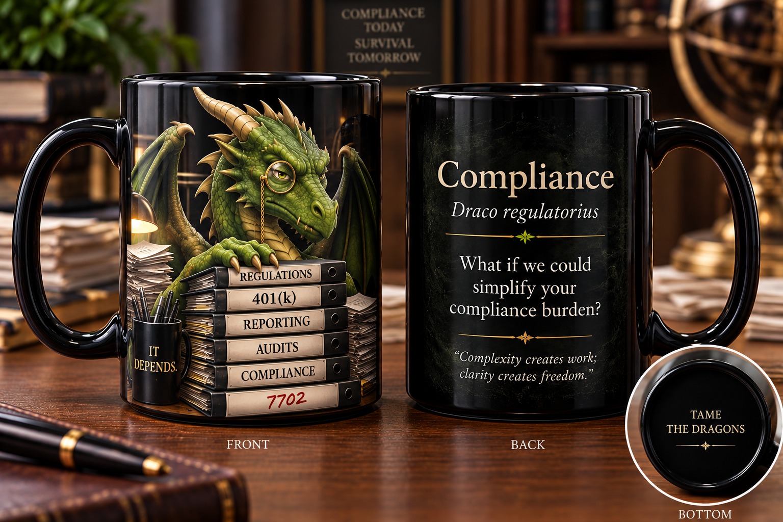 Dragon mugs